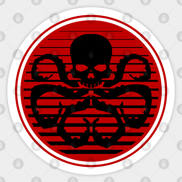 Hail Hydra Sticker by Bernards